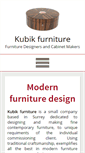 Mobile Screenshot of kubik-furniture.co.uk